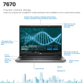 DELL Precision 7000 Series 7670 Mobile Workstation Laptop 16" Intel Core i9 64GB RAM NVIDIA Quadro RTX A2000 512GB SSDSSD Storage Windows 11 Pro 60Hz - Grey